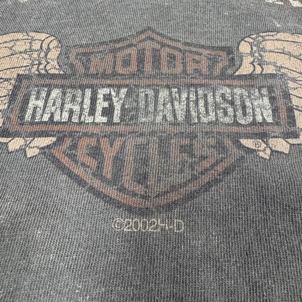 VTG 2002 HARLEY DAVIDSON Shirt Puerto Rico - Great American Roadtrip Green XXL - Picture 4 of 12